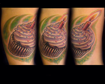 Tattoos - Josh Woods - Cupcakes